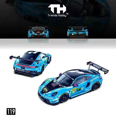 TH 119 1:64 911 GT3 R Diecast Model Car