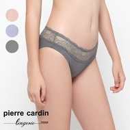[pierre cardin pierre Women's Underwear] Lace Ribbed Elastic Low-Waist Panties
