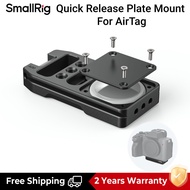 SmallRig เพลทปลดเร็วสำหรับ AirTag Mount Plate สำหรับ Arca-Type เข้ากันได้กับกล้องมิเรอร์เลสที่เลือก