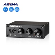 AIYIMA DAC-A2 Headphone Amplifier DAC with Bass Treble Controls PC-USB/Optical/Coaxial Inputs, RCA/3
