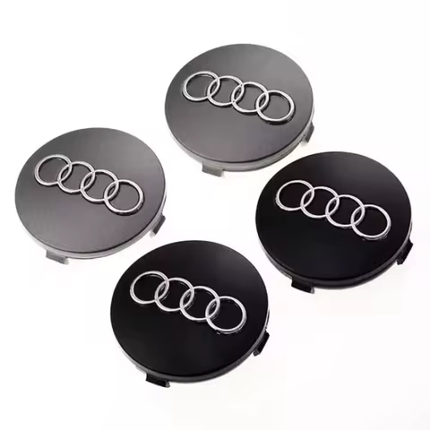 4 p ç s Audi wheel hub center cover badge is suitable for Audi q2l q5 q7 q8 r8 s4 s8 s7 rs5 rs8 rs6a