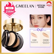 GMEELAN Cushion Zinc Pca Truffle Black High Coverage Revealing Smooth Skin Blur Pores Flawless Long-