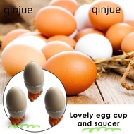 QINJUE 1/2/4Pcs Kitchen Supplies Cute Cooking Tool Opener Eggs Container