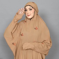 Mukena Terusan Dewasa Bordir Daisy Rayon Premium Jumbo