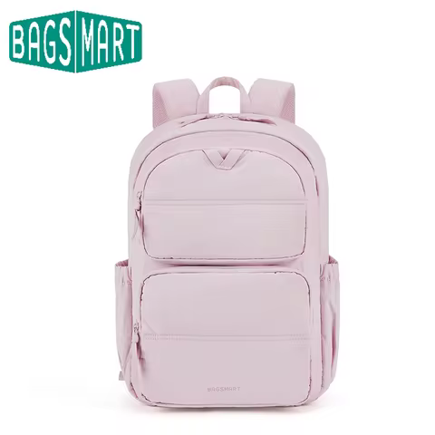 BAGSMART Laptop Backpack Large Capacity Women Casual Travel Bag College School Backpack For Boys Gir