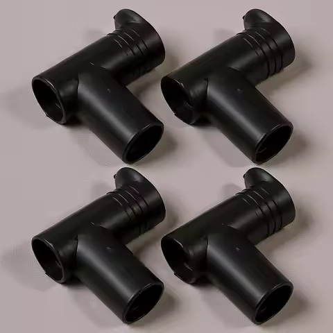 4Pcs Clothes Rack Connector Right Angle Plastic Joints 2.2cm Inner Diameter Clothes Drying Rack Repl