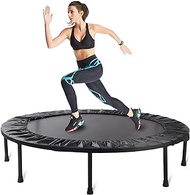 Rebounder Trampoline for Adults - Foldable Mini Exercise Trampoline, Small &amp; Portable Workout Trampoline for Fitness
