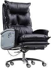 Posture Ergonomic PU Leather Office Chair,Ergonomic Computer Chair with AIR Technology and Smart Layers Premium Elite Foam,Ergonomic Adjustable Seat Height and Back Recline- Desk and Task Chair,Black