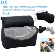 JJC Túi đựng bảo vệ hộp đựng máy ảnh bằng nhựa tổng hợp cho Sony a6600 6500 6400 6300 với ống kính 5