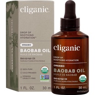 CliganicOrganicBaobabOil,100%Pure-ForFace&Hair|ColdPressedUnrefined(PackagingMayVary) FEUS