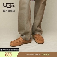 kasut loafer lelaki kasut loafer lelaki star Fesyen lelaki musim bunga UGG, warna padat yang selesa,
