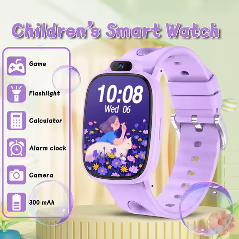 2026 New Children Smart Watch 1.88" HD Camera 18 Puzzle Games Photo Dial Flashlight Step Counter Bir