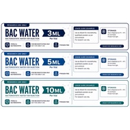 ( BAC WATER ) sticker
