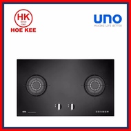 Uno 2-Burner Glass Hob UG2086TRSV