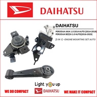 [3 IN 1] - ENGINE MOUNTING SET WITH BRACKET FOR PERODUA AXIA 1.0 1.3 AUTO MANUAL 2014-2023