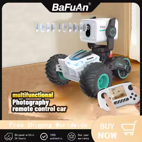 BAANFU with display screen can take pictures and videos rc car fpv remote conversation and shooting 