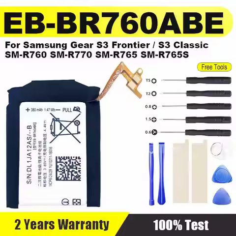 EB-BR760ABE 380mAh Watch Battery For Samsung Gear S3 Frontier / S3 Classic EB-BR760A SM-R760 SM-R770