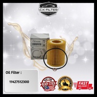 BMW E46 E49 E60 (M52 M54 M56 ENGINE)OIL FILTER 11427512300 (OX154)(HU925)