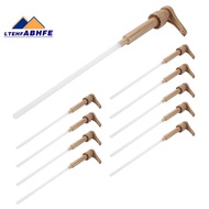 10 Pcs Coffee Milk Tea Dispenser Syrup Pump Gold Liquid Dispenser for Torani Syrup 8Ml Juice Bottle 