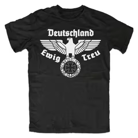 German Eagle Eternal Allegiance Germany Loyalty Glory T-Shirt 100% Cotton O-Neck Short Sleeve Casual