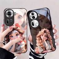 OPPO Reno 11 11Pro 5G Case OPPO Reno 10/10 Pro/10 Pro+ Plus 8T 5G Case OPPO A98 A78 A79 5G Case A38 A18 A58 A57 A77S A96 A76 Casing Reno  8Z 7Z Case Cover New Fashion Cute Princess Casing Lens Camera Protection Shockproof Anti-dirt Phone Case
