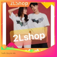 Men's and women's loose-sleeved t-shirt with 7-color reflective bat shape