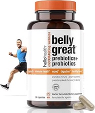 Daily Probiotic for Women, Men + Kids Probiotic –Belly Great Prebiotics and Probiotics for Gut Healt