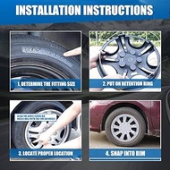 PROTON WAJA DESIGN CAR WHEEL COVER/CAP/RIM FIT FOR RIM 13'' INCH  4 PCS PER SET *READY STOCK*