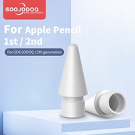 GOOJODOQหัวปากการุ่น12 Gen 2ndหัวปากกาสำหรับเปลี่ยนปากกาสไตลัสสำหรับเปลี่ยนApple Pencil 1 2ปลายปากกา