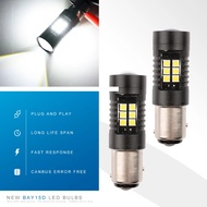 2PCS LED P21/5W BAY15D 1157 Stop brake up light for HYUNDAI H-1 H100 HIGHWAY i10 i20 i30 ix20 Canbus