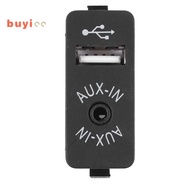 Car USB AUX In Plug Auxiliary Input Socket Adapter for     E81 E87 E90 F10 F12 E70 X4 X5 X6