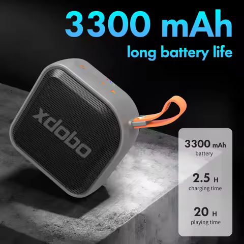 XDOBO 15W High Power Subwoofer Bluetooth Speaker IPX7 Waterproof Overweight Portable Outdoor High Fi