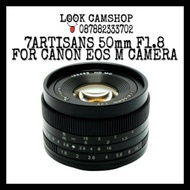 7artisans MIRRORLESS Camera Lens 50mm 50 F1.8 FOR CANON EOS M2 M10 M100 M3 M50 M5 M6