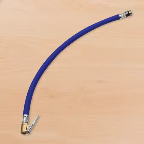 Car Tire Inflator Hose Flexible Tire Air Pump Hose Thread Nozzle Tire Pump Rubber Hose for Car Autom