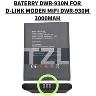 BATERRY D-LINK DWR-930M DWR-933M 3000MAH FOR D-LiNK MODEN PORTABLE WIFI MIFI DWR-933M BATERRY 3000MA