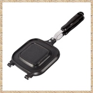 (KYSB) 1 Piece Sandwich Skillet Bread Loaf Pans For Baking Egg Cookers Cookware Double Pie Iron Toas