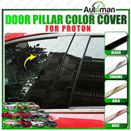 Door Window Pillar Proton Saga BLM FLX Iswara Gen2 Persona Iriz Preve Pillar Cover Chrome Black Gold