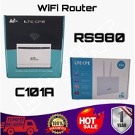 Ready Stock WiFi Router with Sim Card CP101+/RS980+