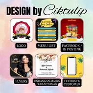 Service Design Murah : Custom Servis Design (logo, banner, menu list dan lain-lain)