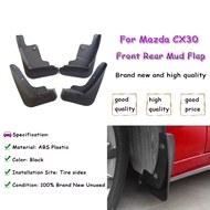 Carhanson อุปกรณ์เสริมสำหรับ Mazda CX30 CX-30 Mud Flaps Splash Guards 2019-2021ด้านหน้าด้านหลัง Mud 