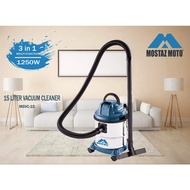 Mostaz Moto 15L & 30L (3IN1) Vacuum Cleaner | Wet & Dry Vacuum Cleaner | Vacuum + Blower | MSVC-15 &