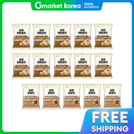 Nonghyup Food Grain Snacks Brown Rice 80g X 10 + White Rice 80g X 5. Delicious Convenient Healthy
