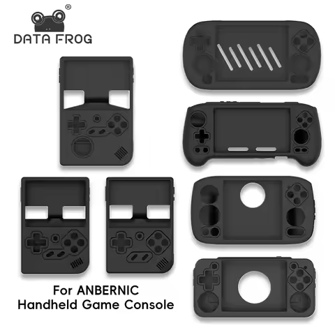 DATA FROG Soft Silicone Case for Anbernic RG556/RG35XX/RG40XX/RG40XXV/RG Cube, Protective Cover for 