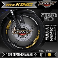 Yamaha MX KING Rim Cutting Stickers - MX KING 150 Motorcycle Rim Cutting List Accessories Stickers F