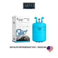 REFRIGERANT GAS ENTALPIA R32 (AIRCOND GAS UNTUK AIRCOND) - 3KG/CAN