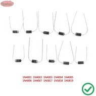 XUESHAN 200PCS Electronic Kit, 200pcs 1N4001~1N4007 Rectifier Diode Assortment Kit,  Storage Box 1N5