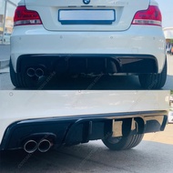 For Bmw E82 E88 M Performance Style Rear Diffuser Rear Bumper Lip Splitter 1 Series 120d 125d 130i 1