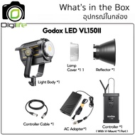 ลดล้างสต๊อก - Godox LED VL150II VL200II VL300II - 165W 215W 320W - 5600K (แสงขาว) - Bowen Mount / Di