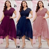 Joliann fashion DRESS COLLECTION XL wedding ninang dress formal dress plus size dress