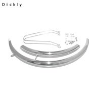 [Dickly] Stainless Steel Cycle Mudguard Complete Set Bike Mud Cover for Mudguard Mountain Bike Foldi